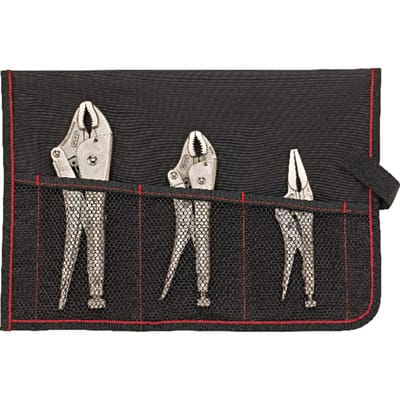 Gripzangensatz 3 teilig in Rolltasche - Format