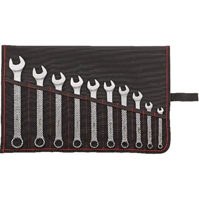 Ringmaulschlüssel-Satz DIN3113A 8-24mm, 10-teilig in Rolltasche - Format
