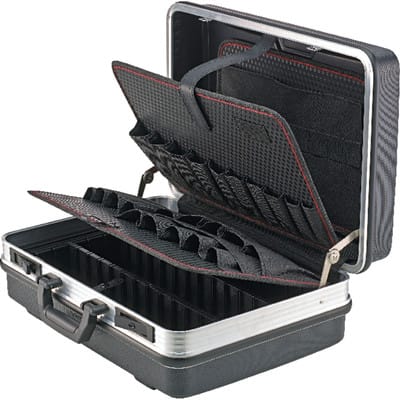 Werkzeugkoffer 460x315x170mm abs, mit Taschen - Format