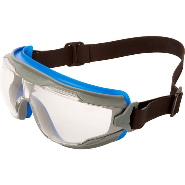 Goggle Gear 500 GG501NSGAF-BLU Vollsichtbrille mit Antibeschlag-Schutz Blau, Grau en 166 din 166 - 3M