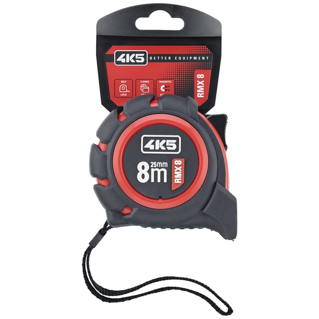 Tools rmx 8 RollMeter 8m 606.100-8 Maßband 8 m - 4K5
