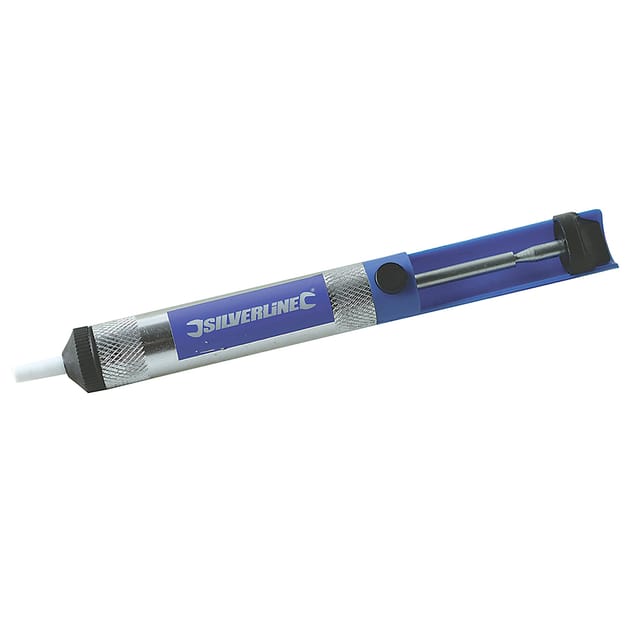 Silverline - Entlötpumpe aus Metall 185 mm