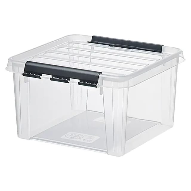 Transparente Box 8l Av 28x28x17cm – 28x28x17cm • 8l – Clips