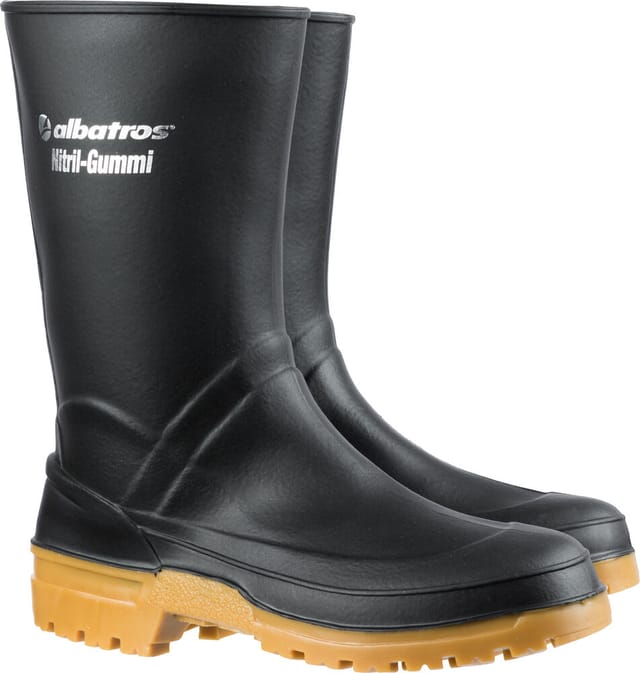 Albatros GUARDIAN Sicherheitsschuhe Nitrilgummistiefel schwarz 43