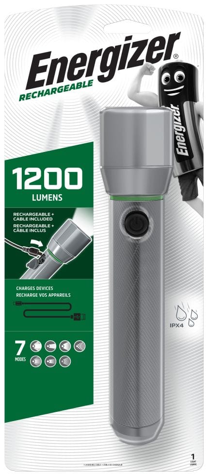 Energizer - Vision hd led Taschenlampe akkubetrieben 1200 lm 374 g