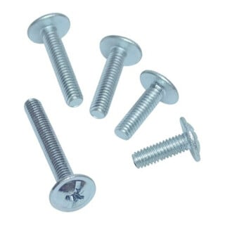 Hettich - Griff-Befestigungsschrauben, M4 x 24 mm, Kreuz- und Doppelschlitz, sta verzinkt