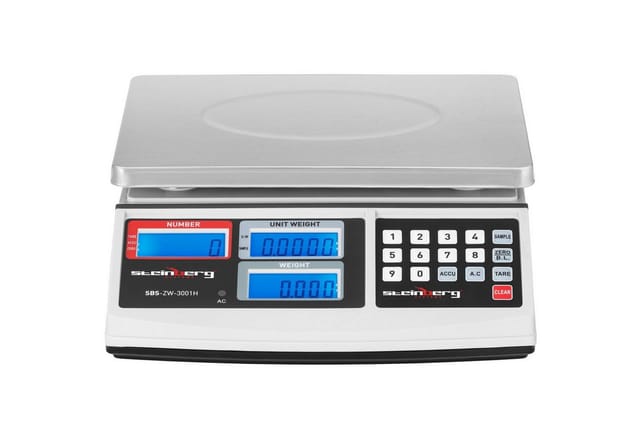 Steinberg Systems - Zählwaage Präzisionswaage Digital-Waage Feinwaage Laborwaage Goldwaage 30kg/1g