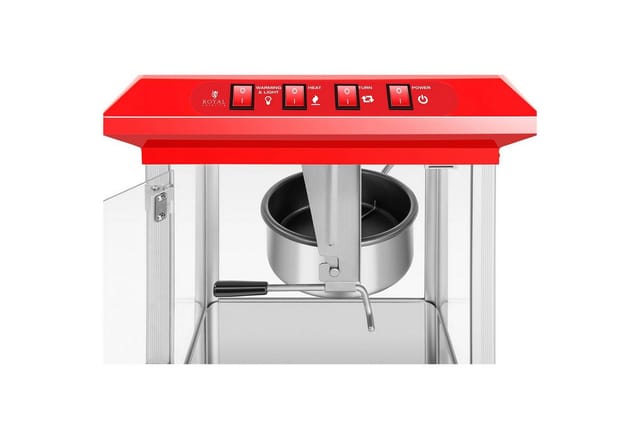 Royal Catering - Popcorn Maschine Neu Profi Popcornmaker 220V 1.300W Popcornmaschine