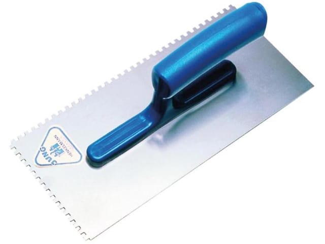 Perel - Jung - Glättekelle - Kunstoffgriff - Gezahnt 6 x 6 mm - 272 g - Professionell
