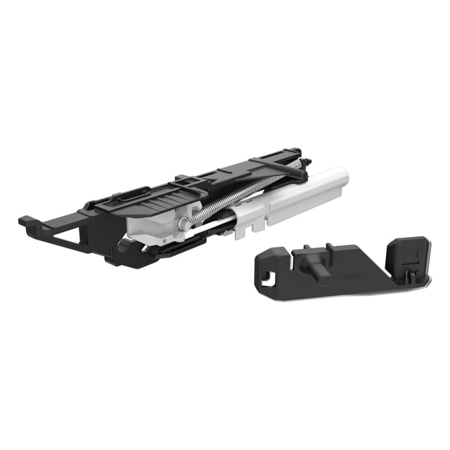 Hettich - Systema Top 2000 Selbsteinzugsgehäuse Silent System links, schwarz