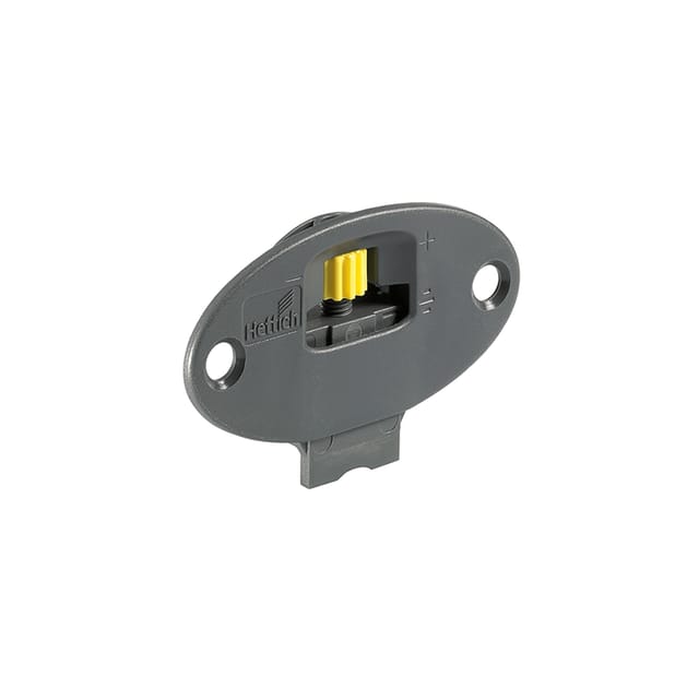 Hettich - MB-Laufteil, werkzeuglos +/-1, 5mm, 15kg, SlideLine 55 Plus, 9115954, grau, unb.