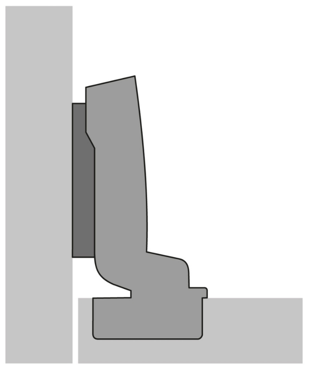 Hettich - sensys 8675 th 52 Topfscharnier einliegend öw 110°