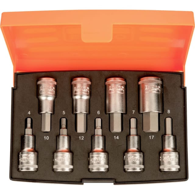 Schraubendrehereinsatz 9teilig S9HEX - Bahco