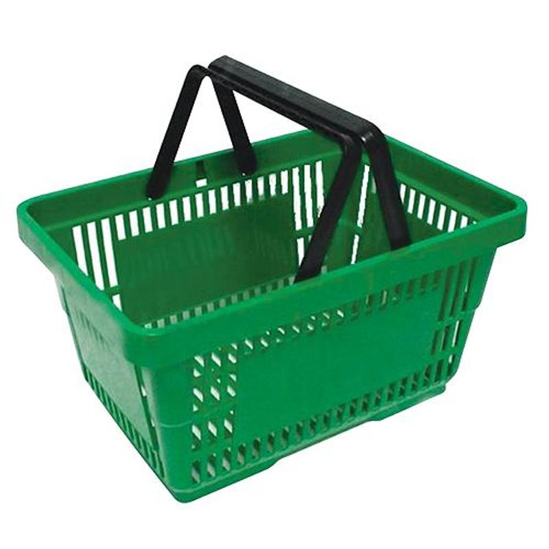 Korb Racks Shopper, 20 Lit., Grün, Einkaufskorb