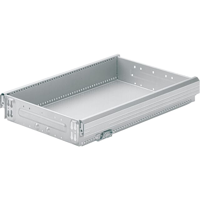 Systema Top Stahlschubkasten eb 392mm , et 730mm Alu-finish