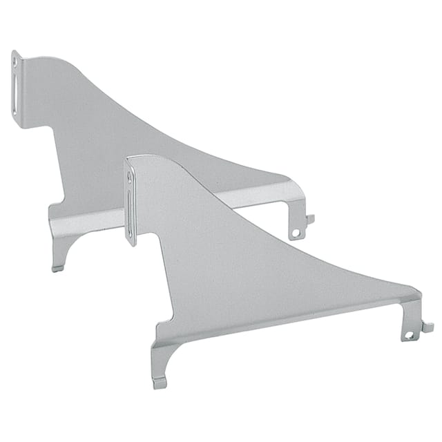 Blendenstütze, Aluminium Optik, links / rechts