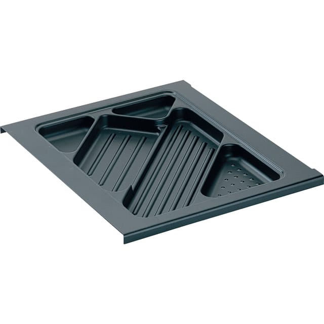 Systema Top 2000 Materialschub,EB 392 mm, Alu-Finish - Hettich