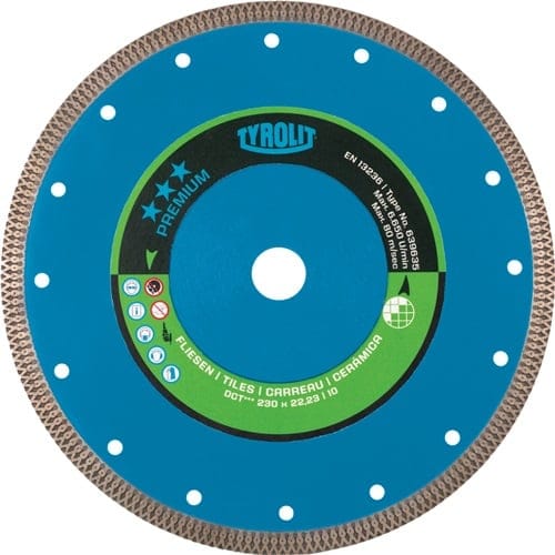 Kontinuierliche Diamantsäge 1A1R Ø125x1,2x22,23 DCT Tyrolit