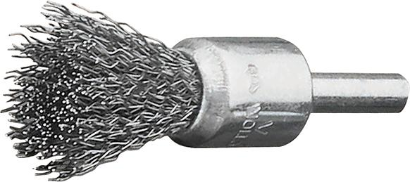 Pinselbürste Edelstahl gewellt 12x20/60x0,3mm Lessmann