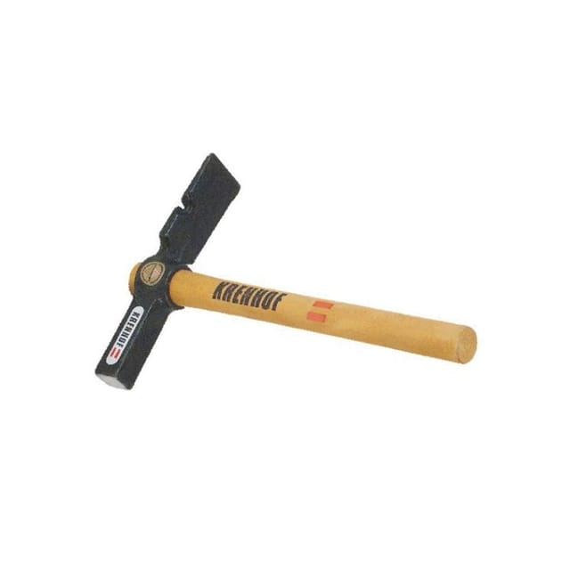 Maurerhammer mit Holzstiel und Nagelzieher 500 g - Krenhof