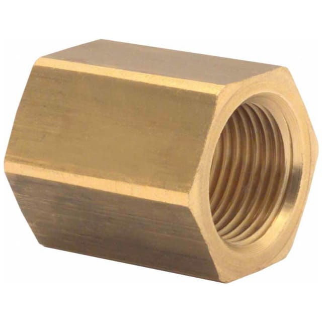 Druckluftmuffe mit Innengewinde 1/4' (Druckluftzubehör) Muffe aus Messing - Elmag