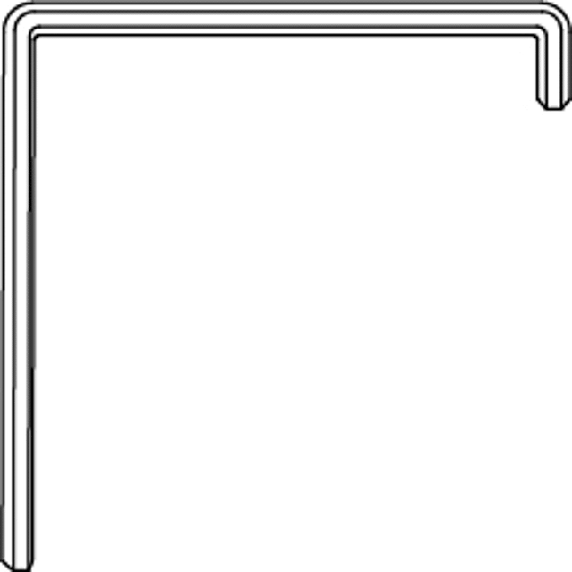 Maco - Einstellschlüssel Innensechskant 2x gebogen, 75 mm lang sw 4