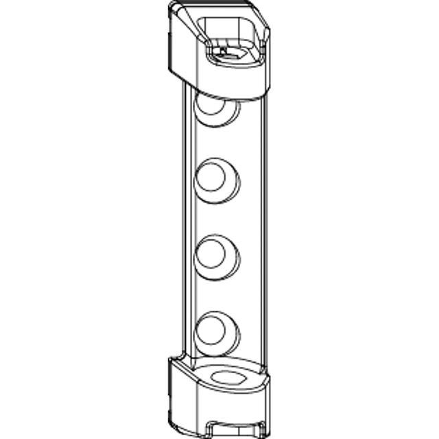 Maco - Scherenlager pvc, 7 mm Tragezapfen, 120 kg, silber (52481)