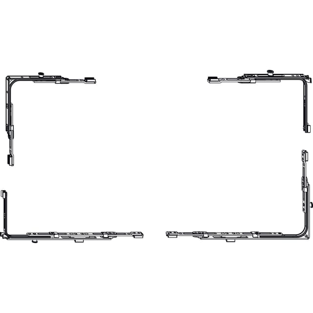 Maco - skb-se Grundkarton Eckumlenkung Multi-Matic, rechts, silber (102172)