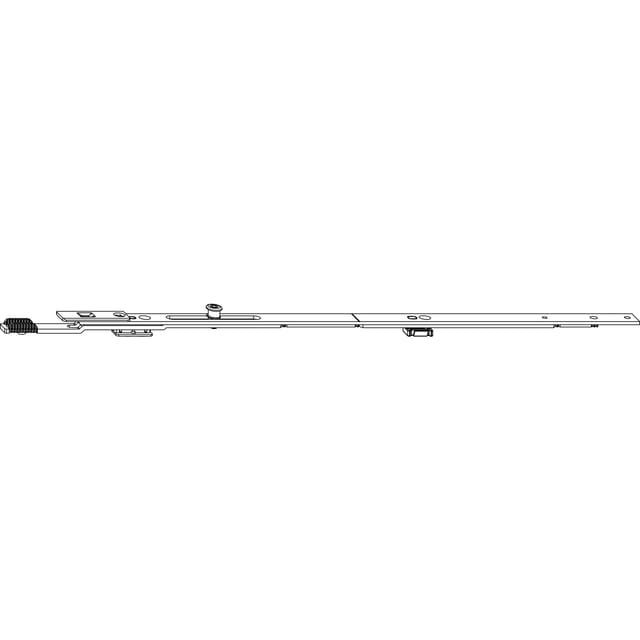 Maco - skb-z Verlängerungsriegel 1 iS-Zapfen L=400 mm ablängbar 200 mm (455612)