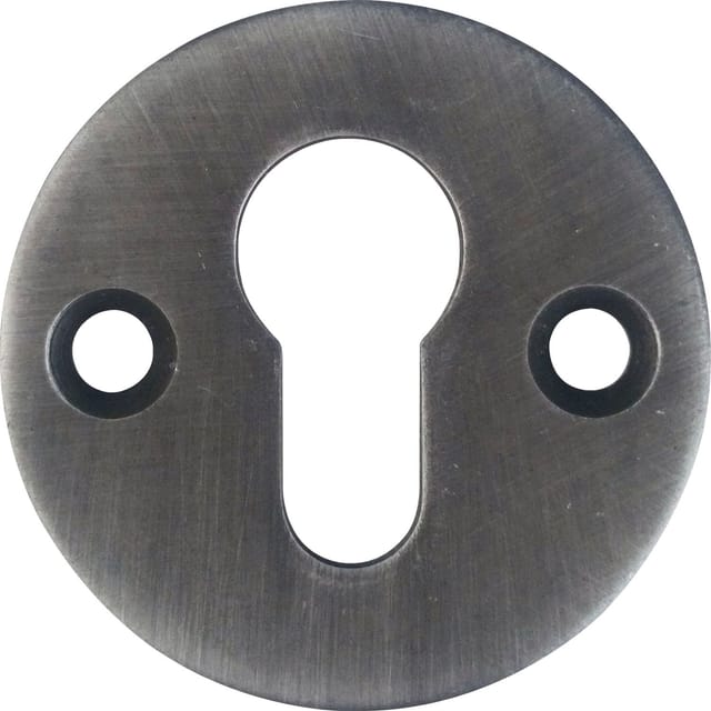 Schösswender - Zylinderrosette pz, Parma, ø 56 mm, Höhe 3 mm, schwarz passiviert