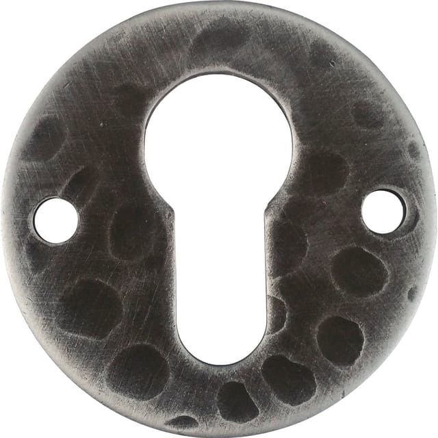 Schösswender - Zylinderrosette Elga pz, ø 52 mm, Höhe 3 mm, schwarz passiviert