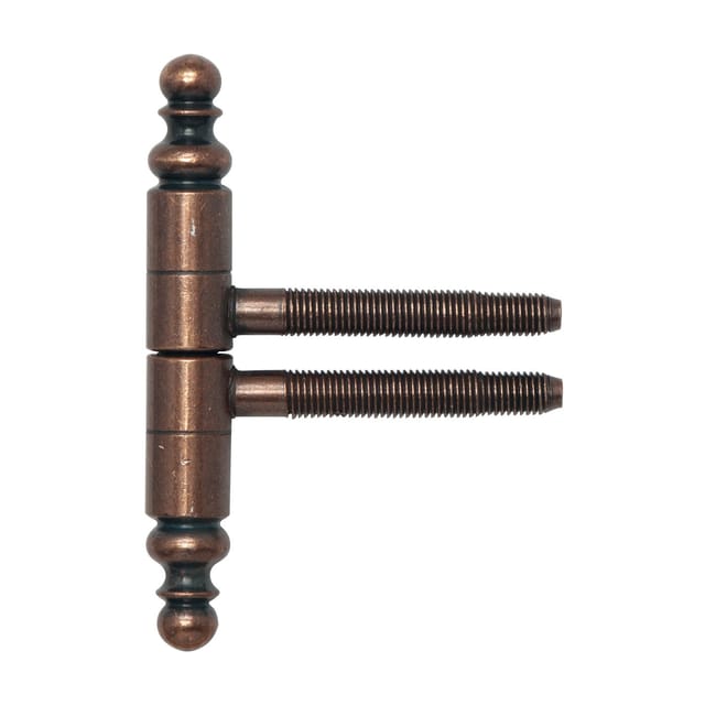 SFS - Einbohrband 2-tlg. mit Zierkopf, ø 16 mm, Bandhöhe 108,5mm,bronze patiniert
