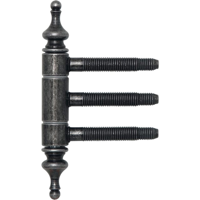 SFS - Einbohr-Zierband 3-teilig, mit Aushängesicherung, ø 18 mm, Eisen schwarz Antik