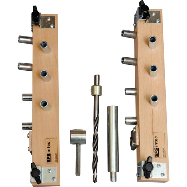 SFS Bohrlehren für 3- teilige Steckbänder, 18 mm
