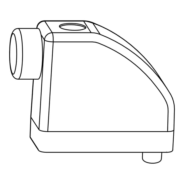 Maco - hs Anschlagpuffer, Flügelabstand 28 mm, silber (101680)