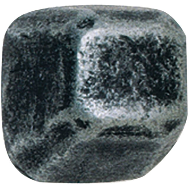 Schösswender - Hutmutter eckige Form - 13 x 15mm, m 8, Schmiedeeisen schwarz