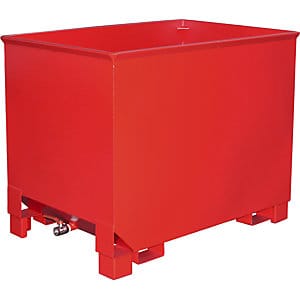 Bauer Spänekasten CS 80, lackiert, Feuerrot