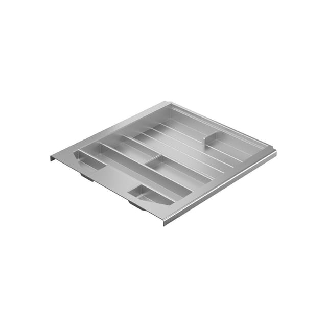 Systema Top 2000 Schubladen Organizer Büro 392x510mm - Schubladeneinsatz Büro Stiftablage - stauraumoptimiert, Kunststoff silber - Hettich