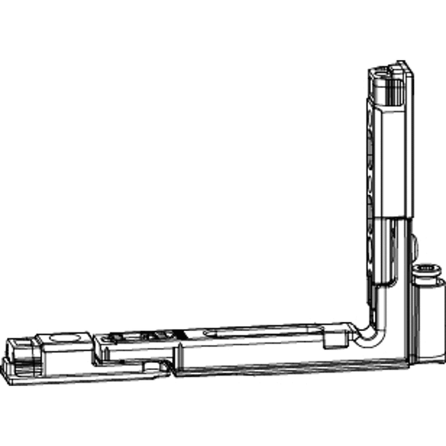Falzecklagerband power Versatz 13 mm 150 kg silber rechts (215804) - Maco