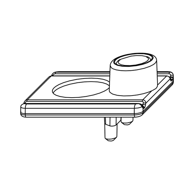 Maco - tronic Adapter mit Kontaktgeber, mit 2 Zapfen für Kippverschluss (200906)