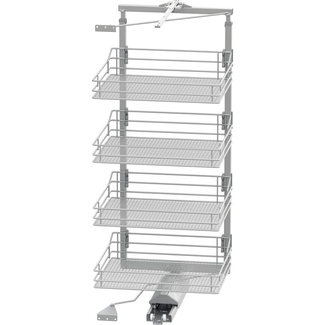 Vauth Sagel Schrankauszug tal Gate Apothekerschrank kb 600 Höhe 1200-1450 mm, silber