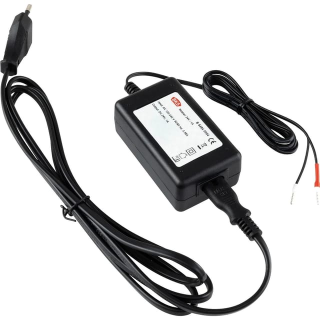 BKS - Netzteil b 5494 0004, 24 v dc/ 1A, mit Netzleitung und Stecker