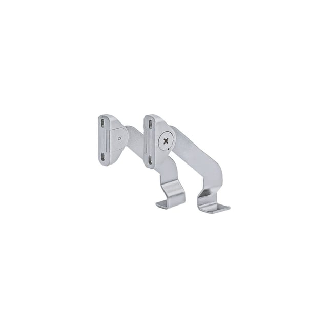 Einstellbare Blendenstütze, Stahl, Aluminium Optik, links und rechts