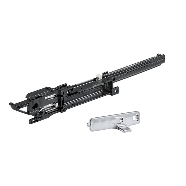 FP - hettich Systema Top 2000 Silent System 40 Selbsteinzugsgehäuse, rechts, aluf.