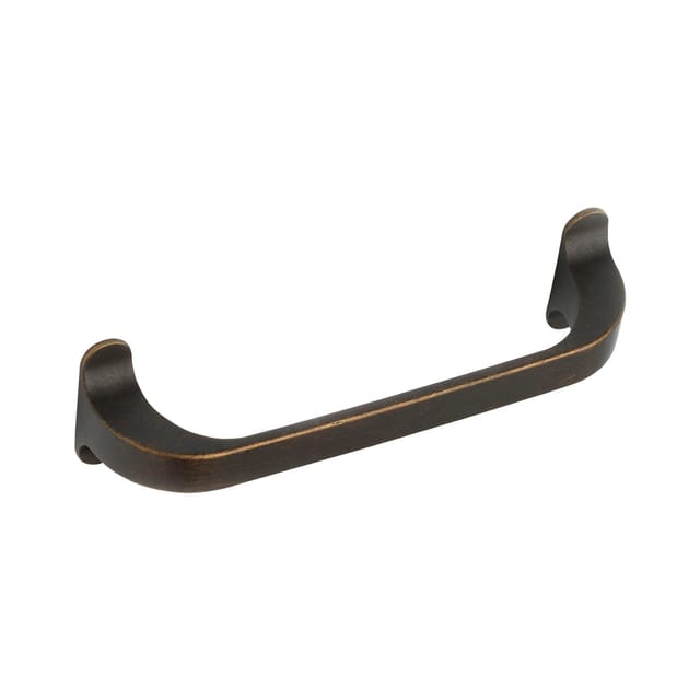 Furnipart - Griff Locker la 128mm - antiker Möbelgriff - Bügelgriff Breite 140mm, Zinkdruckguss antik braun