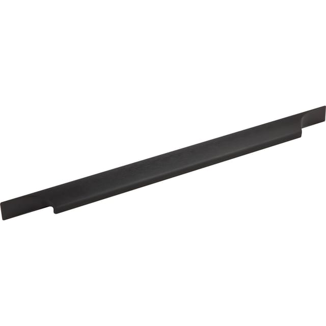 Furnipart - Designer Griffleiste Primo la 2x 156,33mm - Schrankgriff Breite 589, Aluminium schwarz matt gebürstet