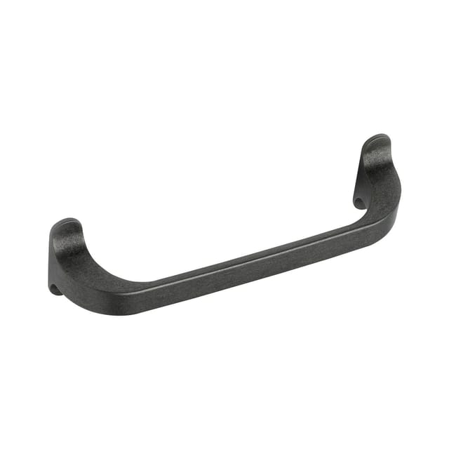 Furnipart - Griff Locker la 128mm - antiker Möbelgriff - Bügelgriff Breite 140mm, Zinkdruckguss antik grau