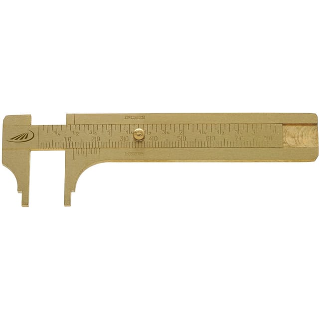 Helios Preisser - Knopfmaß Messing Messbereich 0-100 mm