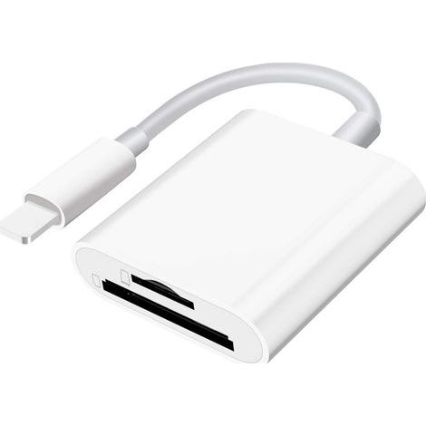 512 Gb Sd-/micro-sd-kartenleser – Dual-slot – High-speed-übertragung Mit 30 Mb/s – Plug & Play Für Iphone Und Ipad