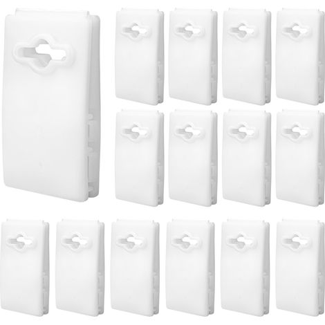 15-teiliges Set Befestigungsclips Für Solar-poolabdeckungen, 7,1 X 4,4 Cm, Poolabdeckungsclips, Universelle Solar-befestigungsklammern Für Aufstell- Und Einbaupools, Zubehör